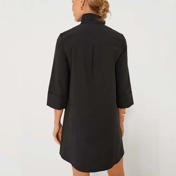 NWT TUCKERNUCK - M - Black Charlie Mini Dress - Picture 4 of 9